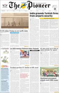 Portada de The Pioneer (India)