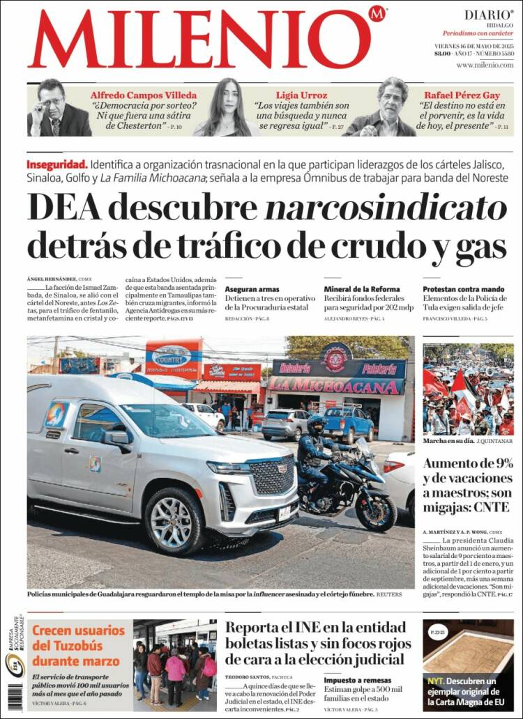 Portada de Milenio de Hidalgo (Mexique)