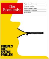Portada de The Economist (Reino Unido)