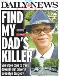 Portada de Daily News - New York (USA)