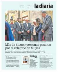Portada de La Diaria (Uruguay)