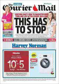 Portada de The Courier-Mail (Australia)