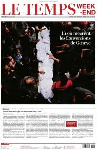 Portada de Le Matin (Suisse)