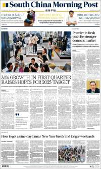 Portada de South China Morning Post (China)