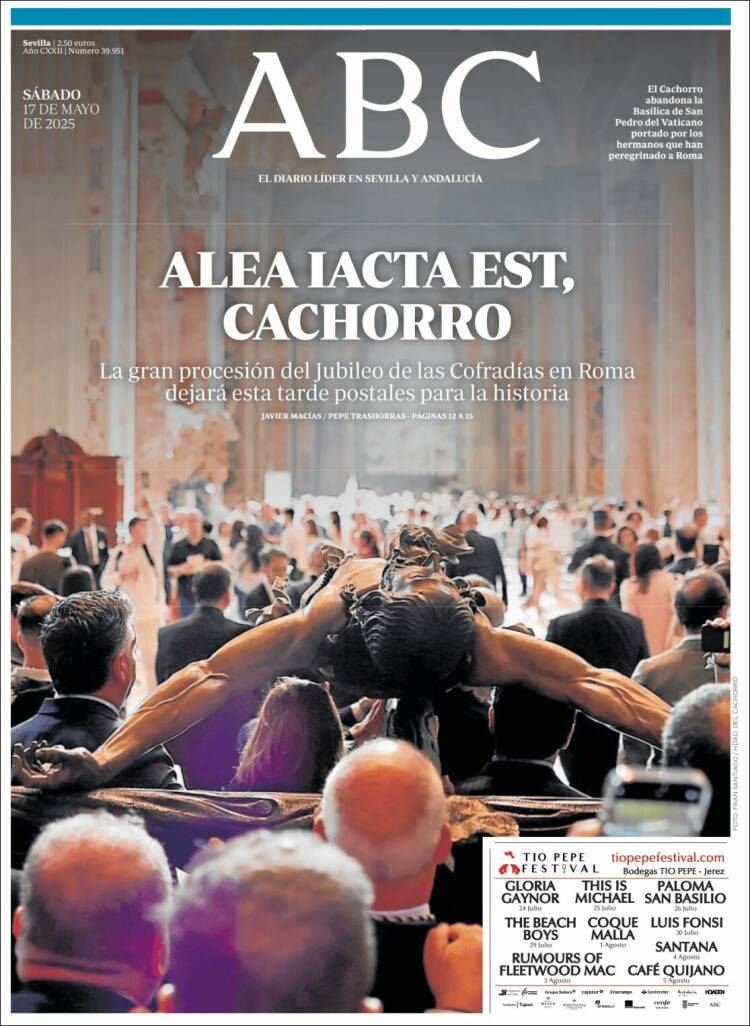 Portada de ABC - Sevilla (Espagne)