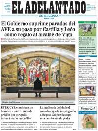 Portada de El Adelantado de Segovia (Espagne)