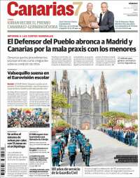 Portada de Canarias 7 (Espagne)
