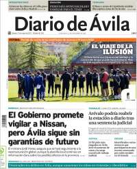 Portada de Diario de Ávila (España)