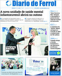 Portada de Diario de Ferrol (Espagne)