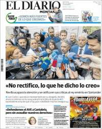 Portada de El Diario Montañés (Espagne)