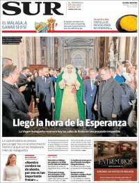 Portada de Diario el Sur (Espagne)
