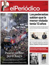 Portada de El Periódico (Espagne)