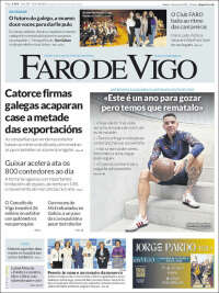 Portada de Faro de Vigo (Espagne)