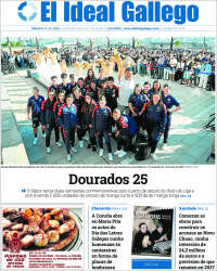 Portada de El Ideal Gallego (Espagne)