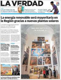 Portada de La Verdad de Murcia (Espagne)