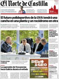 Portada de Norte de Castilla - Segovia (Espagne)