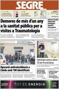 Portada de Segre (España)