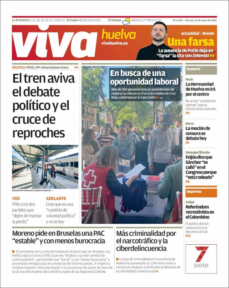 Portada de Viva Huelva (Espagne)
