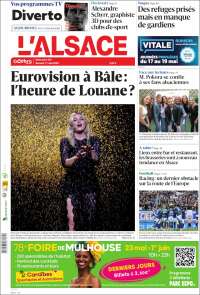 Portada de Journal L'Alsace (France)