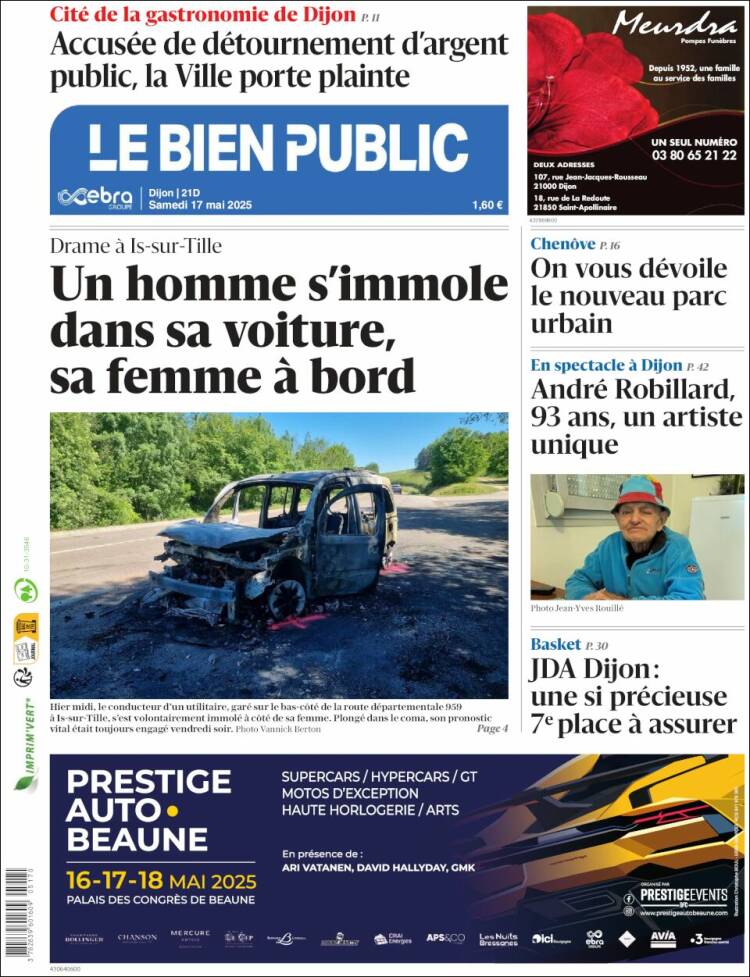 Portada de Le Bien Public (France)