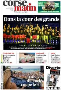 Portada de Corse-Matin (France)