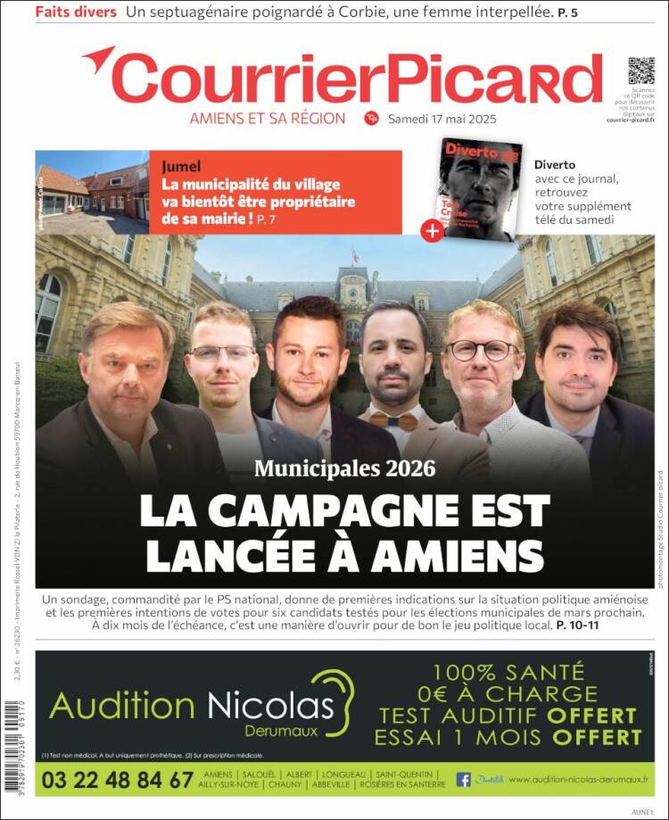 Portada de Courrier Picard (France)