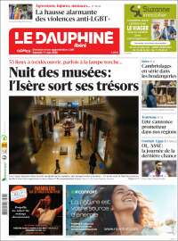Portada de Le Dauphiné Libéré (France)