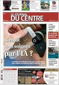 Portada de Le Journal du Centre (France)