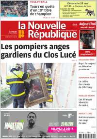 Portada de La Nouvelle Republique (France)