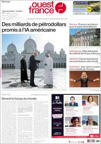 Portada de Ouest France (France)