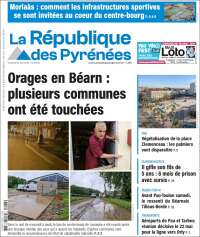 Portada de La République des Pyrénées (France)