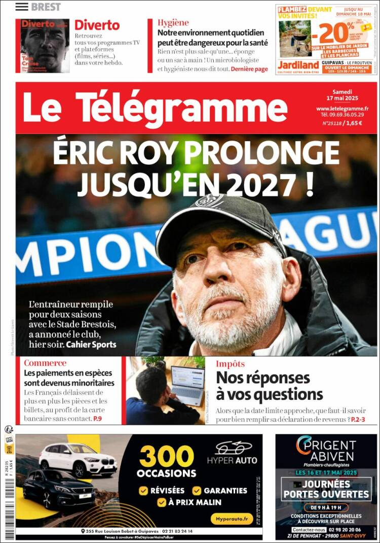 Portada de Télégramme (France)