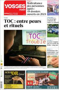 Portada de Vosges Matin (France)
