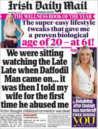 Portada de Irish Daily Mail (Irlanda)