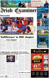 Portada de Irish Examiner (Irlanda)