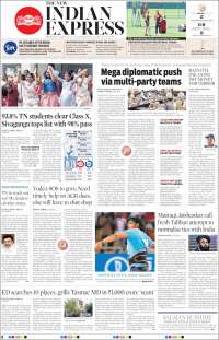 Portada de New Indian Express (India)