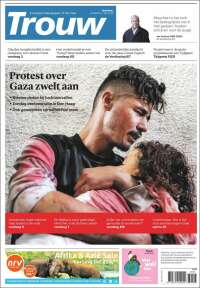 Portada de Trouw (Países Bajos)