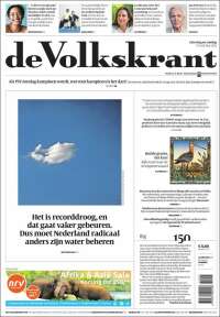 Portada de De Volkskrant (Países Bajos)