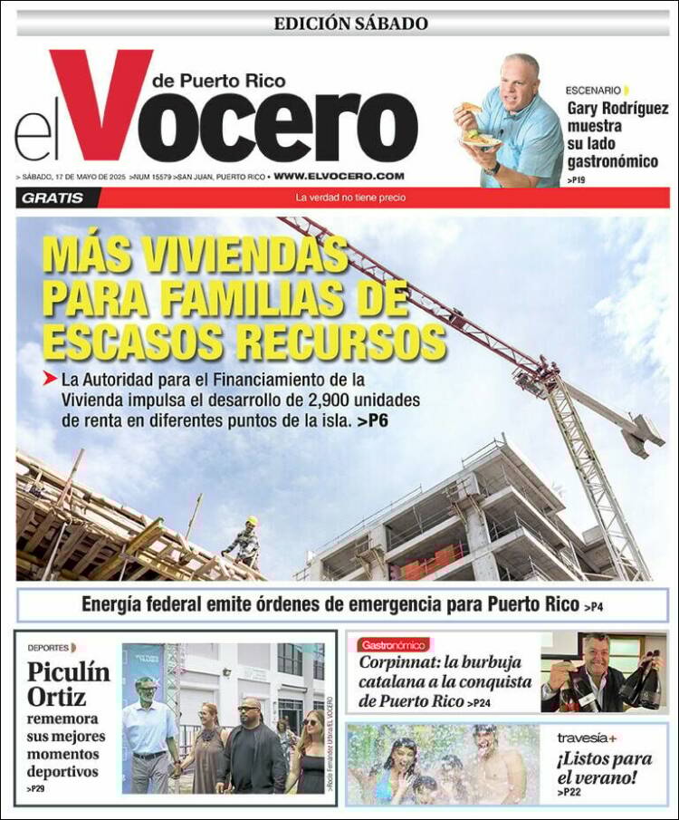 Portada de Vocero (Puerto Rico)
