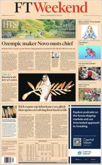 Portada de Financial Times (Reino Unido)