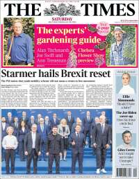 Portada de The Times (Royaume-Uni)