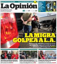 Portada de La Opinión (États-Unis)