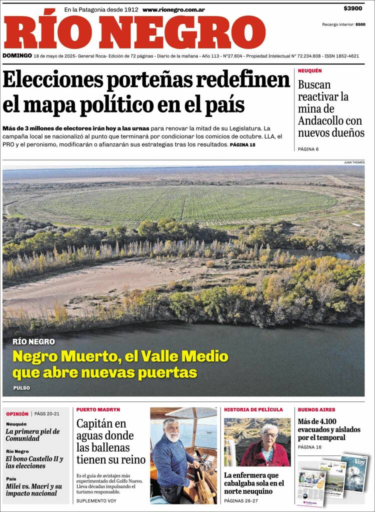 Portada de Rio Negro (Argentina)