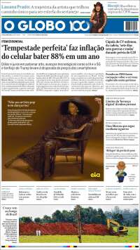 Portada de O Globo (Brésil)
