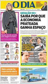 Portada de O Dia (Brésil)