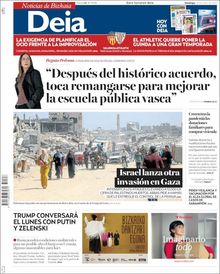 Portada de Deia (España)