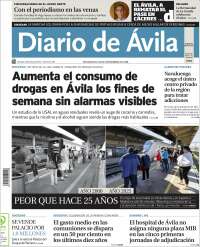 Portada de Diario de Ávila (España)