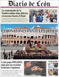 Portada de Diario de León (España)