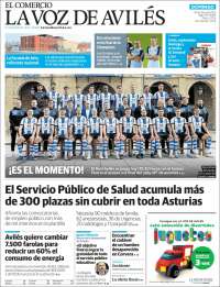 Portada de El Comercio - Avilés (Espagne)