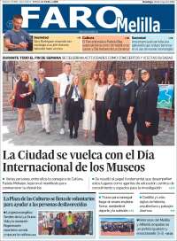 Portada de El Faro de Melilla (Espagne)